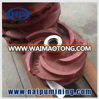 Replaceable wear resistant metal impeller of slurry pump from china supplier NAIPU